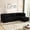 Black, variant on NEGYLIM 109" L-Shaped Boneless Modular Cloud Sectional Sofa with Movable Ottoman, Deep Seat, High-Resilience Foam, No Assembly Required, Teddy Fleece Upholstery, Black