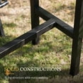 thumbnail image 6 of Vicllax Patio Rectangle Bar Table Metal Modern Style for Porch Garden (45.3"Lx13.8"Wx37.4"H), 6 of 6
