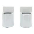 thumbnail image 2 of Sagebrook Home Ceramic 6" Pouch Bookends, White, 2 of 5