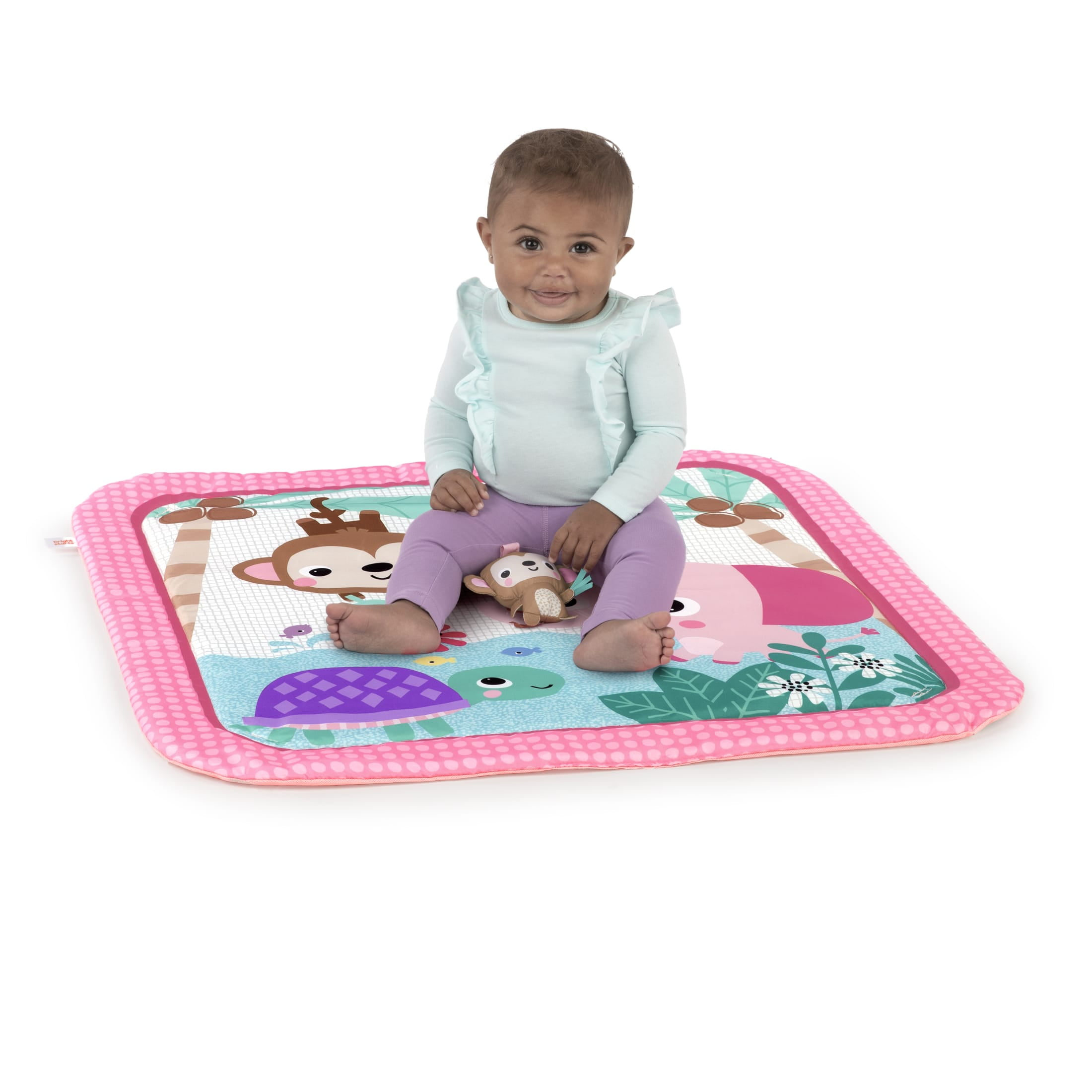 Floral Safari Baby Activity Gym & Play Mat, Newborn+ (Pink)