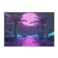 thumbnail image 7 of Yayeee Bath Rug for Bathroom Floor Non Slip Rectangle Fluffy Soft Absorbent Mat, 16"x24", Pink Neon Road, 7 of 7
