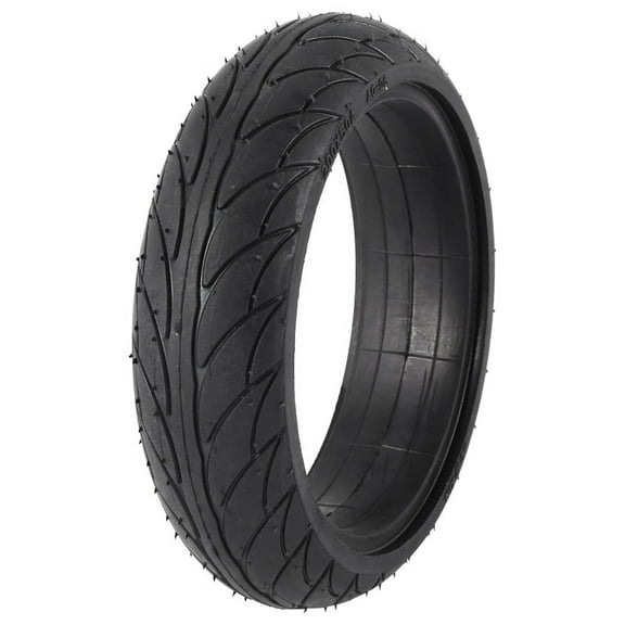 8 Inch Front Scooter Solid Tire Tyre Wheel For Es1 Es2 Electric Scooter Kickscooter Skateboard 8 Inch Non-Pneumatic Tire,1* Front Scooter Solid Tire,Black