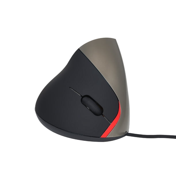 Ratón óptico vertical Ratón ergonómico con cable Ratones USB 5 botones