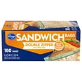 thumbnail image 3 of Kroger Reclosable Sandwich Bags 180 ct - 3 Pack, 3 of 5