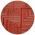 thumbnail image 2 of Addison Rugs Chantille Indoor/Outdoor Transitional Geometric, Abstract Red Washable Round Rug, 8' x 8', 2 of 6