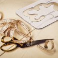 thumbnail image 3 of 11 Pieces Free-motion Quilting Pattern Set Household Sewing Machine Patterns DIY Transparent Quilting Ruler with Frame, 3 of 5
