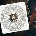 thumbnail image 3 of Song Lyrics Record Stencil 11.8x11.8inch Alphabet Record Drawing Template Reusable Word Pattern Stencil DIY Craft Hollow Out Stencils for Painting on Wall Wood Scrapbooking, 3 of 7