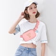 thumbnail image 5 of DAKIMOE Fanny Packs Purse Crossbody Belt Bag Waist Packs with Letter 4 5 6 7 8 9 10 11 12 13 Year Old Personalized Birthday Gift for Christmas Teens Sister Her, 5 of 7