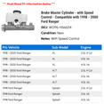thumbnail image 2 of Brake Master Cylinder - with Speed Control - Compatible with 1998 - 2000 Ford Ranger 1999, 2 of 2