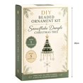 thumbnail image 2 of DIY Beaded Christmas Tree Kit for Adults, Crystal Bead Holiday Craft Set with Colorful Beads, Ornament Charms, Handmade Tabletop Christmas Decor Gift, 2 of 3