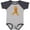 Baseball Heather and Navy, variant on Inktastic Leukemia Awareness with Orange Ribbon Made of Hearts Boys or Girls Baby Bodysuit
