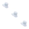 thumbnail image 2 of Decodeary Easy To Wear Hat Stylish Sun Protection For Any Occasion Stylish Protection Bucket Hat Caps Casual Comfort white 3Set, 2 of 6