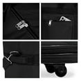 thumbnail image 4 of 40" Rolling Wheeled Expandable Duffle Bag Spinner Suitcase Luggage (Pack of 1), Black with Blue Trim, 4 of 5