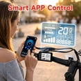 thumbnail image 5 of iSinwheel 500W Electric Bike Adult,26" Mountain Bicycle Professional ,Front Dual Shock Absorption Ebike,Up 20MPH,35 Miles,36V 10.4AH Removable Battery, 5 of 8