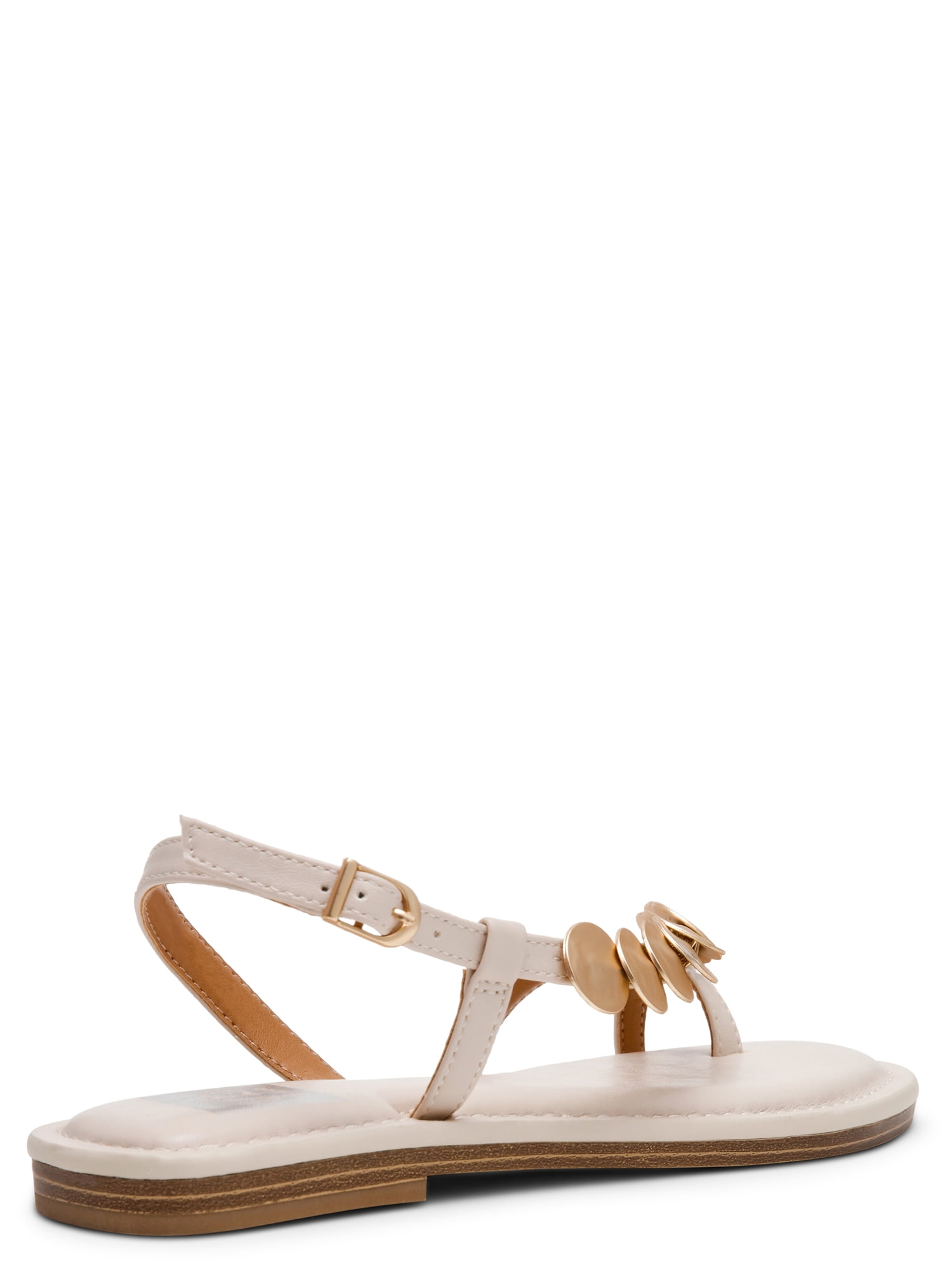 DV Dolce Vita Women's Jetsey Adjustable Strappy Sandal with Gold Detail