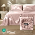 thumbnail image 3 of Bare Home TENCEL™ Sheet Set - Lyocell derived from Eucalyptus - King, Blush, 3 of 9