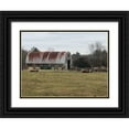 thumbnail image 1 of Melanson, Suzanne 14x12 Black Ornate Wood Framed with Double Matting Museum Art Print Titled - Holliston Farm, 1 of 4