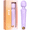 Purple, variant on Ava Premium Vibrating Wand with 20 Patterns & 8 Speeds of Pleasure - Clitoral Vibrator - Purple