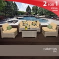 thumbnail image 2 of Hampton 5 Piece Outdoor Wicker Patio Furniture Set 05c, 2 of 7