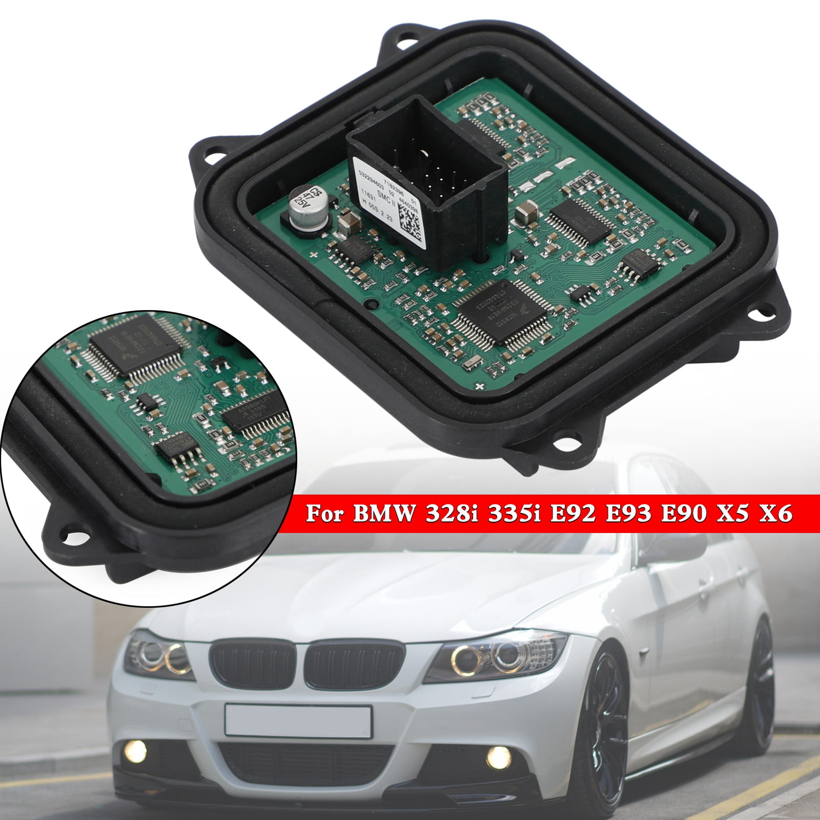 Headlight Control Module 63117182396 For BMW 328i 335i E92 E93 E90 X5