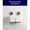 thumbnail image 4 of Cepillo de Dientes Eléctrico de Pared, Soporte para Crema de Afeitar y Pasta de Dientes con Bandeja de Drenaje para Baño y Cocina., 4 of 5