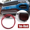 thumbnail image 1 of 1 Pce Rouleau ABS Auto Décoration Extérieure Accessoires de Voiture Protection Chromée Bandes de Collision de Jante de Roue Clips de Grille pour Bmw F30, 1 of 5