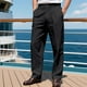 thumbnail image 5 of Ceisia Men's Relaxed Straight Retro Gift Striped Cotton Dress Pants Soft Structured Thin Striped Multi-Color, 5 of 9