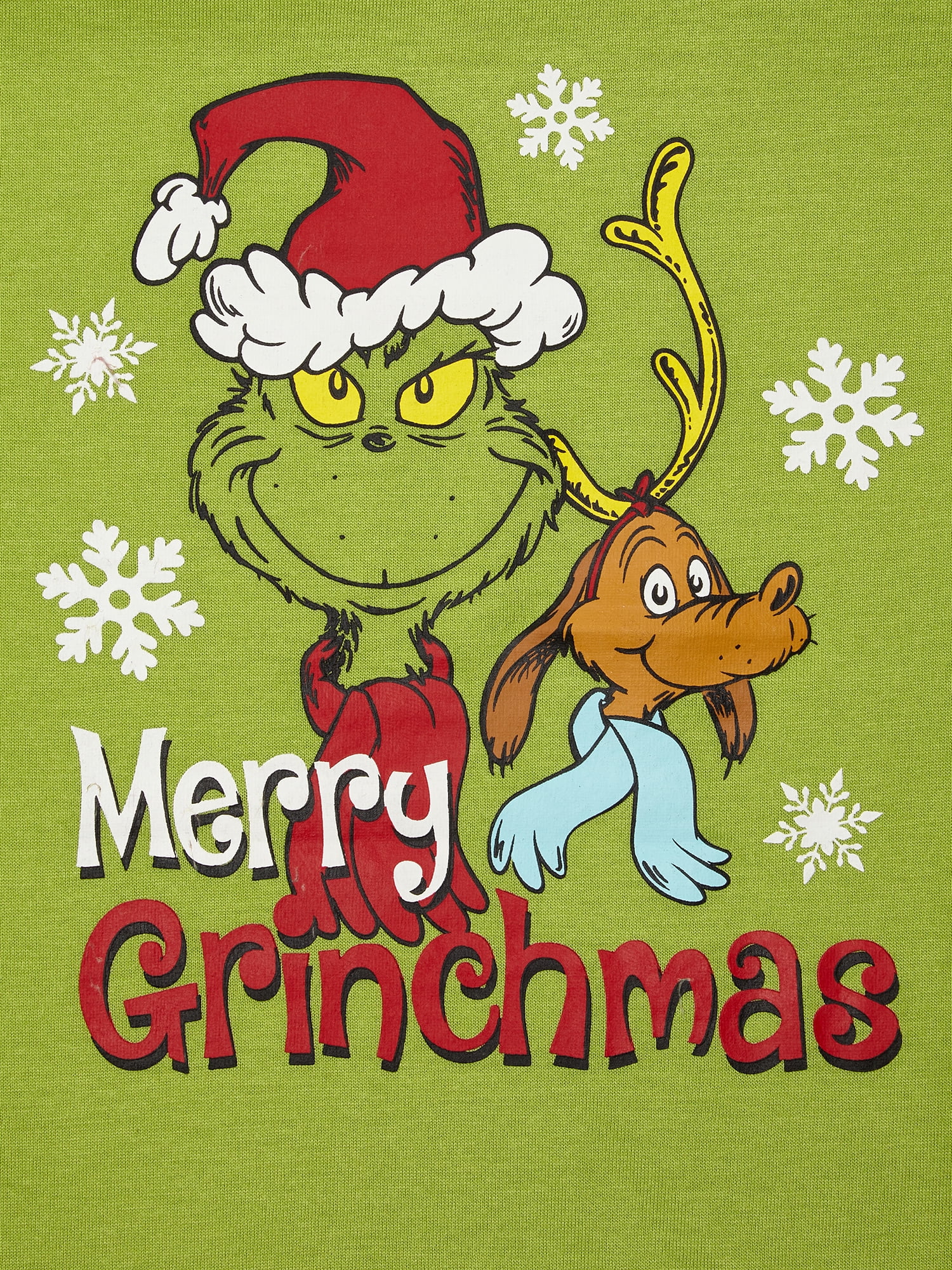 Matching Family Christmas Pajamas Kids Grinch 2-Piece Pajama Set