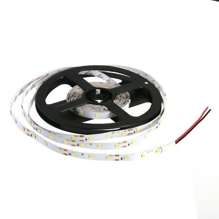 

NUOLUX 12V 5M 300LEDs Strip light Flexible SMD 2835 LED Tape Light LED ribbon for DIY Christmas Holiday Home Kitchen Car Bar Party Decoration (Warm White)