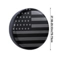 thumbnail image 3 of MERILER PVC Leather Spare Tire Cover - Heavy-Duty Water Repellent, Sunscreen for SUV and Trailer, Adjustable with Zipper, Black, 70-75cm, 3 of 6