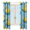 thumbnail image 4 of Cute Yellow Duck (45) Luxury Window Curtains Blinds for Living Room Kids Bedroom Bathroom Kicthen Door Home Decor 2 Panels, 4 of 6