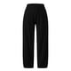 thumbnail image 5 of Mujer Casual Suelto Color sólido Bolsillos Cintura elástica Cómodo Harem Pantalones hasta el tobillo Fridja hfkajh101826, 5 of 7