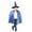 Blue, variant on LOVEBAY Wizard Cape with Hat Witch Cloak Halloween Kids Costumes Halloween Cosplay Cloak Hat Set for 3-12 Years Boys and Girls