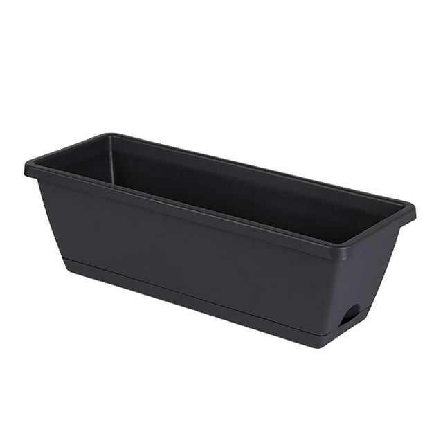 Pompotops Vegetable Planting Pot Plastic Flower Pot Balcony Vegetable Planting Trough Clearance