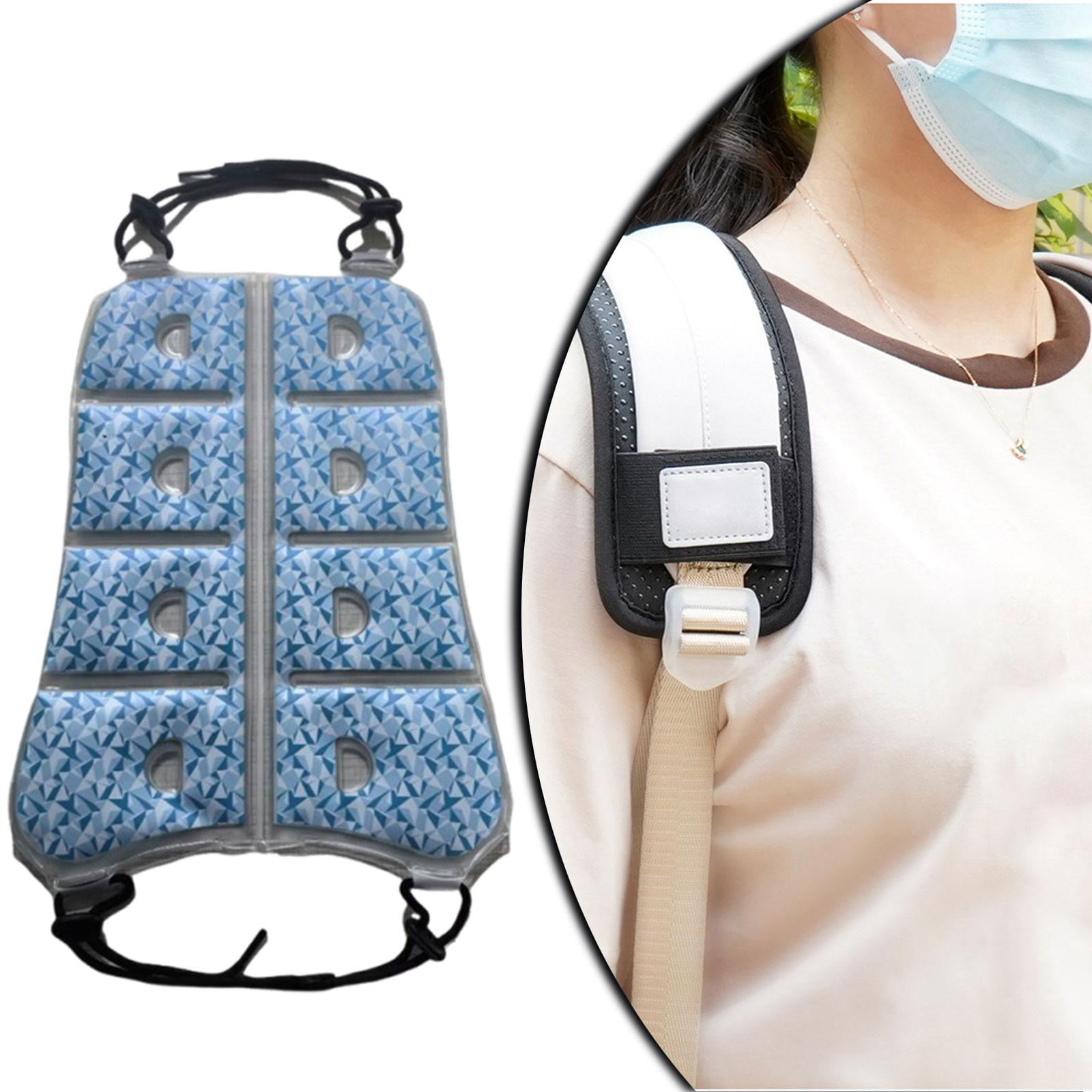TOOYFUL Backpack Cooling Pad Seat Cushion Professional Breathable Summer Cooling Vest Ice Pack for Back for Working Fishing Men Women