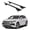 Black, variant on ERKUL Roof Rack Cross Bars for Audi Q4 e-tron 2022-2025 | Aluminum Crossbars with Anti Theft Lock for Rooftop | Compatible with Flush Rails - Silver