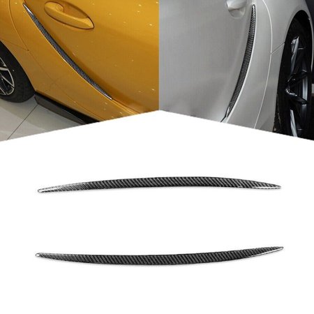 2PCS Carbon Fiber External Door Air Vent Cover Decal For GR Supra A90 2020-2022