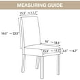 thumbnail image 5 of Amerteer 2 Pack Dining Room Chair Covers Stretch Dining Chair Slipcover Parsons Chair Covers Chair Furniture Protector Covers Removable Washable Chair Cover for Dining Room, Hotel, Ceremony, 5 of 7