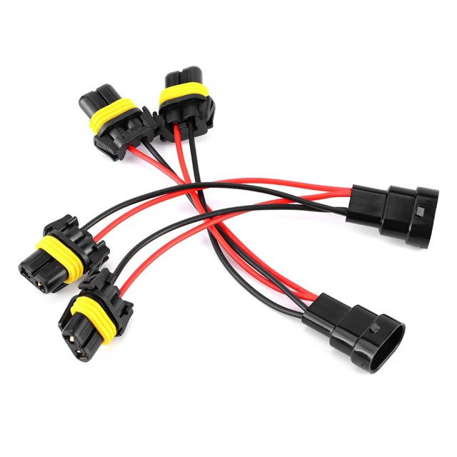 Headlight Retrofit,2Pcs 9005/9006 Male to Car Modification Headlamp Splitter Harness Effortless Installation