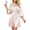 Pure Champagne, variant on Silk Satin Robes for Women Bride Bridesmaid Party 3/4 Sleeve Sexy Short Bath Robe Comfy Sleepwear Loungewear Nightwear for Womens, Pure Navy, L