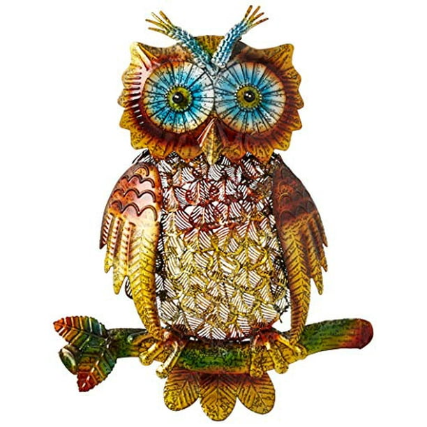 Sheerlund Products 14 Hanging Metal Owl Sculpture Wall Art Decor Large Multicolored Com - Metal Owl Wall Art Sheerlund Products 14 Hanging Metal Owl Sculpture Wall Art Decor Large Multicolored Com - Metal Owl Wall Art