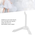 thumbnail image 4 of 10pcs Action Figure Display Stand, Multipurpose Plastic Flexible Figure Holder Base for 1/144 Scale SD BB HG, 4 of 7
