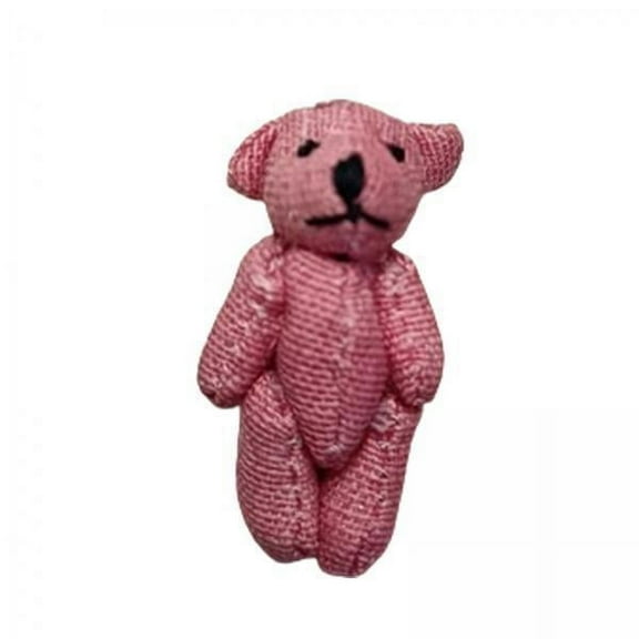 Vaveren 2x Mini Joint Teddy Bear Stuffed Animal, DIY Accessory, Wedding Gift Box Doll, Cute Bears Dolls for Wedding Decor