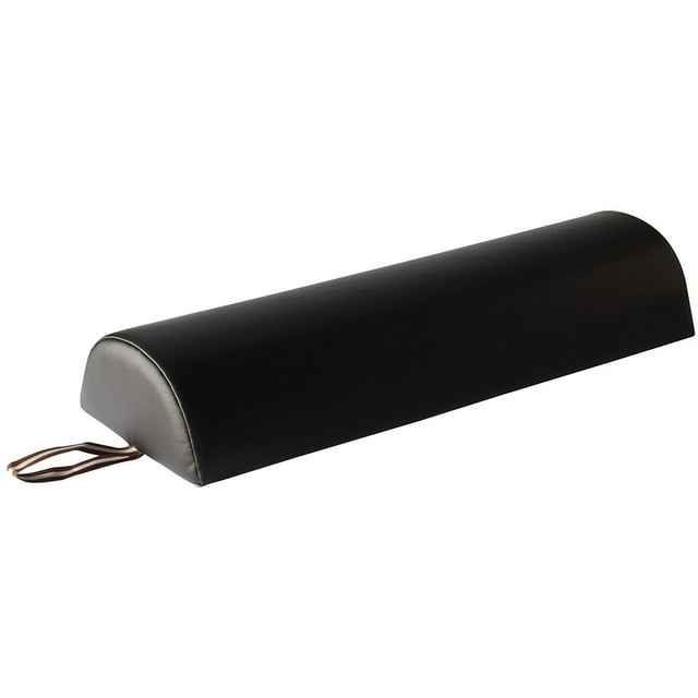 Master Massage 15 cm Traversin de massage demi-rond Noir