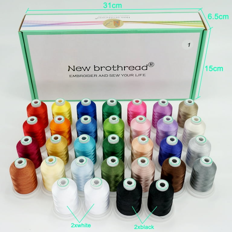 New brothread 63 Brother Colors Polyester Embroidery Machine
