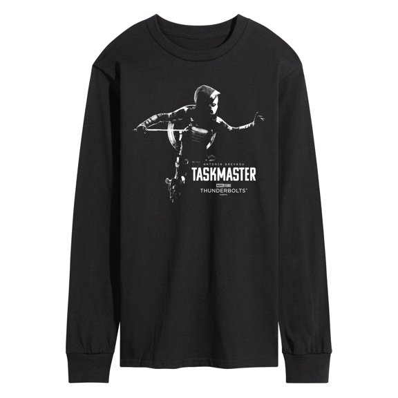 Marvel - Thunderbolts Task Master Silhouette Men's Long Sleeve Graphic T-Shirt