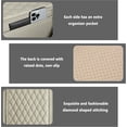 thumbnail image 3 of Upgraded Car Center Console Cover,Microfiber Leather Car Armrest Cover Cushion with 2 Storage Bags,Universal Car Armrest Storage Box Car Interior Accessories for Most Vehicles (Light Beige), 3 of 10