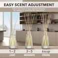 thumbnail image 3 of Jasmine Reed Diffuser w/Natural Essential Jasmine Oil - Set 2 * 100 ml- Fresh & Long Lasting Fragrance - Scented Reed Diffuser - Gift Set w/Bamboo Sticks - for Aromatherapy - SPA - Home, 3 of 8