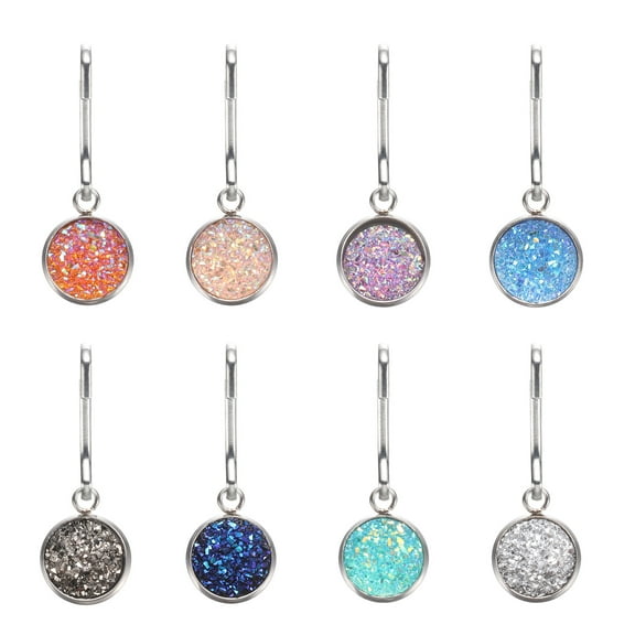 Uxcell 8 Pack Zipper Pulls Charm, Zipper Pull Replacement Repair Zip Head Handle for Luggage Clothing Jackets Backpacks Boots (Multicolor)