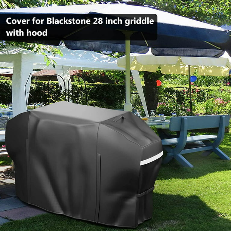VEVOR Griddle Lid Cover, Work with 28 Blackstone Griddle, Powder Coated  Black Carbon Steel Flat Top Griddle Cover, Griddle Cover with Heatproof  Handle for Outdoor Griddle 